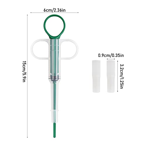 Vesaneae 3 Stücke Tablette Feeder, Haustier Medikamenten Spritze, Haustier Spritze Pet Pill Tablet Feeder, Tablette Feeder Medikamenten Feeder, Pet Pusher Spritze Tabletteneingeber für Katzen Hunde