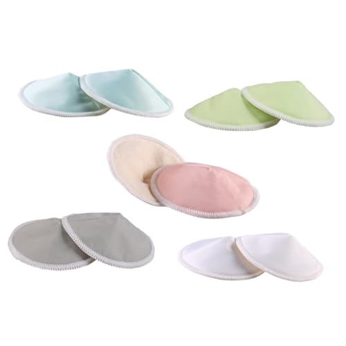 Coussinets allaitement lavables durables et couches anti-fuite de couleurs - 4