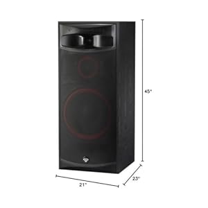 CERWIN-VEGA! 15" Passive Floor Tower Speaker 3 Way Home Audio XLS-15 — photo 3 of 5