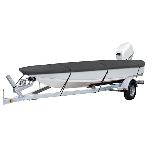 Classic Accessories StormPro Heavy-Duty Boat Cover, Fits boats 14 ft - 16 ft long x 75 in wide