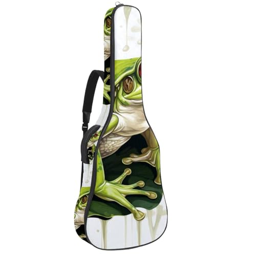 Housse pour guitare acoustique de 104,7 cm imperméable à poches multiples
