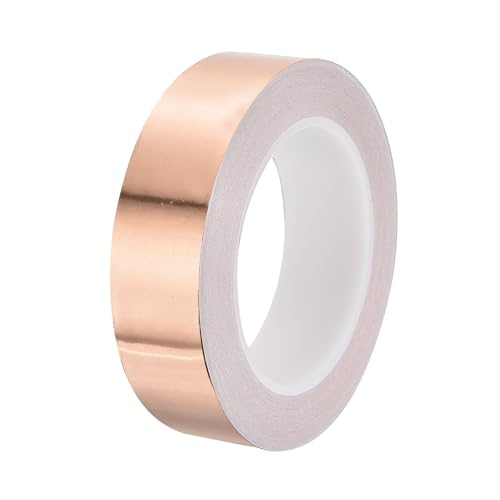 PATIKIL Copper Tape 1.18 Inch x 27 Yards 0.05 Thick Copper Foil Tape Single Sided Conductive Adhesive EMI Shielding for Electronics, Circuits, Grounding