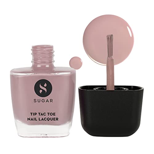 Image of SUGAR Cosmetics Tip Tac Toe Nail Lacquer Classic | Long-lasting, 100% Chip-resistant & Glossy Finish | 10ml - 13 Blush-A-Bye Baby | 10 Ml