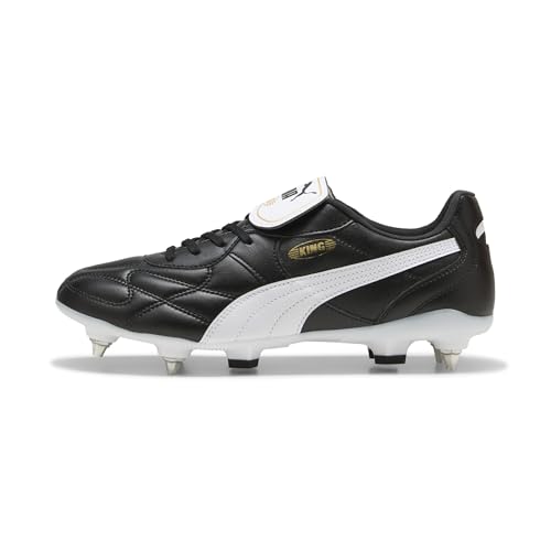 PUMA Unisex King Top Mxsg Fußballschuhe, Puma Black Puma White Puma Gold, 40.5 EU – Ansicht 3