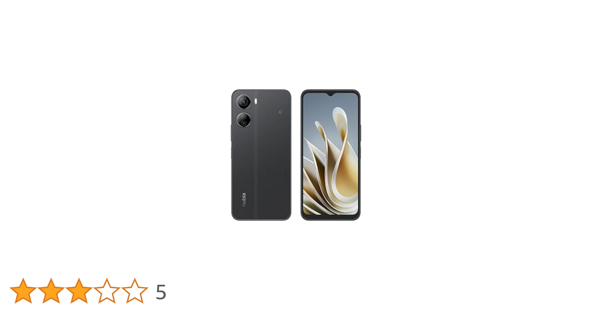 nubia Ivy ブラック スマートフォン本体　アンドロイド13 128gb nubia Ivy
