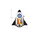 HomeStock Rocket Ship Playset Adventure Space Toy for Kids Indoor Fun