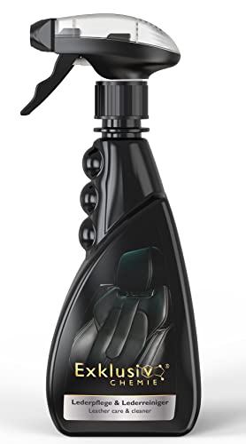 Exklusiv Chemie® Coche para el Cuidado del Cuero | Interiores de Coches de Cuero | Cuidado de Muebles | Limpieza de cueros | Productos de Cuero para el Cuidado del automóvil | 500 ml