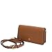 Tory Burch Emerson Mini Crossbody Clutch Detachable Strap Clutch (Moose Brown)