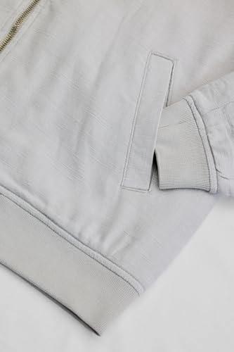 Image of SNITCH Mens Textured Relaxed Fit Jacket