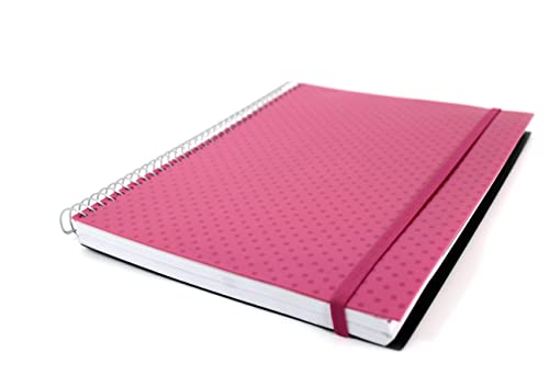 Confetti - Caderno Universitário Circle 10x1 160 Folhas Pautado Capa Rosa