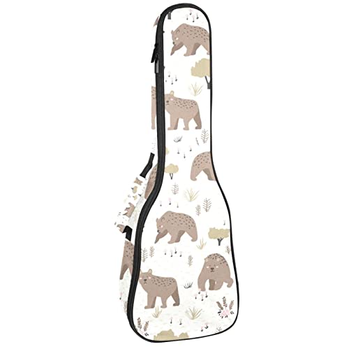 Sac à dos ukulélé concert soprano ténor rembourré 10mm anti-choc