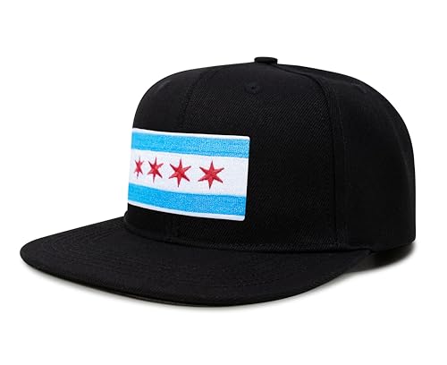 Image of International Tie City Hat for Men and Women, Adjustable Snapback Trucker Baseball Cap with Embroidered Patch