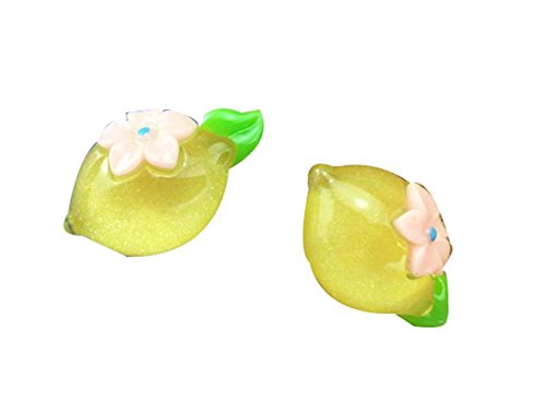 10 Pieces Lemon Resin Pushpins Decorative Drawing Pins School Office Board Tacks