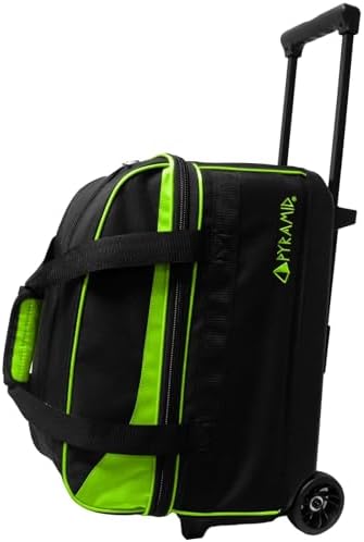 Pyramid Prime Double Roller Bowling Bag (Lime Green)
