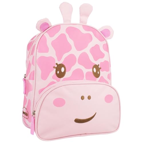 Mochila Infantil Girafa Rosa. Bebês e crianças. Passeio ou escolar.