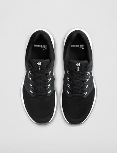 Nike Men's Run Swift 3 Road Running Shoes, Black/White-Dark Smoke Grey, 11
