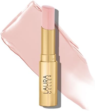 LAURA GELLER NEW YORK Jelly Balm Moisturizing Tinted Lip Balm - Sheerly Amazing - Hydrating Vitamin E - Semi-Shine Finish