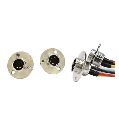 Prise GX16 6 broches avec bride pour atelier de bricolage et CNC