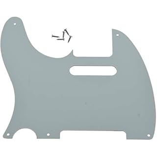Dopro Pickguard vintage 5 trous pour guitare Fender Telecaster Rouge nacré - Les Beatles, Paul McCartney, John Lennon, RIngo Starr, George Harrison Dopro Pickguard vintage 5 trous pour guitare Fender Telecaster Rouge nacré – Image 2