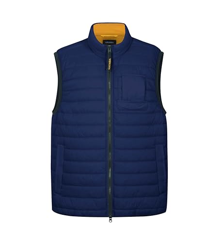 Image of Krumba Men Lightweight Vest for Casual: Puffer Sleeveless Zip Up Winter Jackets