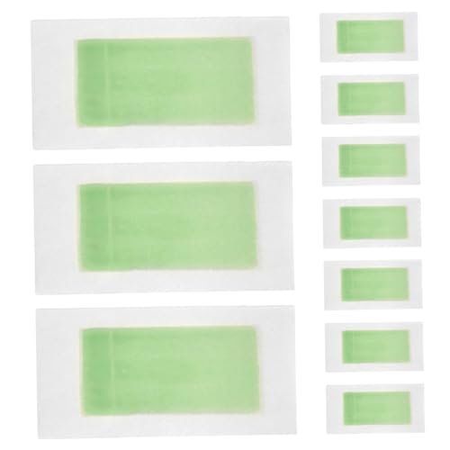 FONDOTIN Bandas de Cera Depilatoria Corporal y Facial 20 Unidades Papel de Cera para Depilación de Rostro Brazos Piernas y Axilas Fórmula Suave para Piel Sensible Uso Práctico y