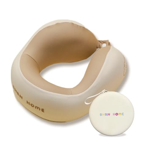 Travel Neck Pillow for Airplanes & Sleeping - Two-Tone Memory Foam Ergonomic U-Shape Neck Pillow,...