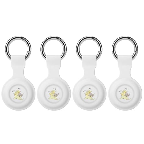 AirTag�Ή� �V���R���ی�P�[�X �L�[�����O�t�� ��C�̃I�J���C���R �J�o�[ �Ռ��z�� �y�� �ǐՃ^�O�p �A�N�Z�T���[ �����h�~