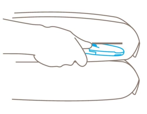 Foto von MARTOR Sicherheitsmesser, Verdeckte Klinge, SECUMAX EASYSAFE, Profi Cuttermesser, Leicht, Kunststoff, Rechts- & Linkshänder