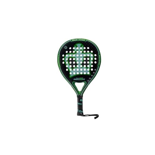 Black Crown - Pala de Pádel Piton Air 12k - Forma Redonda - Control y Potencia - Peso 355 gr - Marco 38 mm con Doble Tubular de Fibra Carbono 80% - Resistente - Nivel Profesional