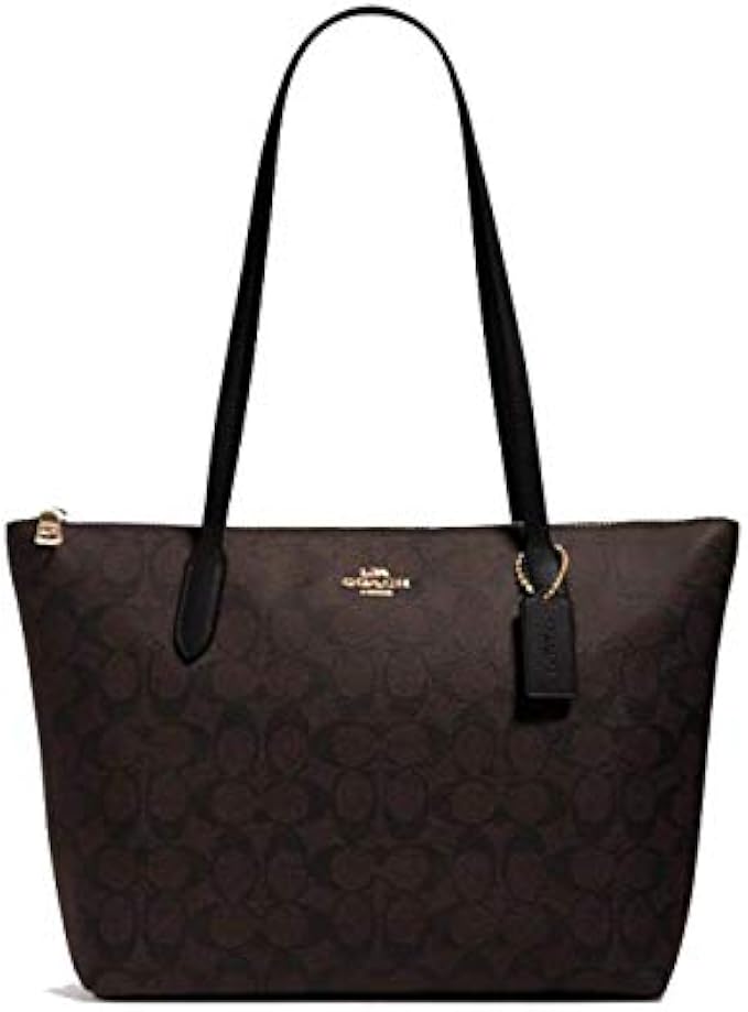 Coach Signature Zip Tote