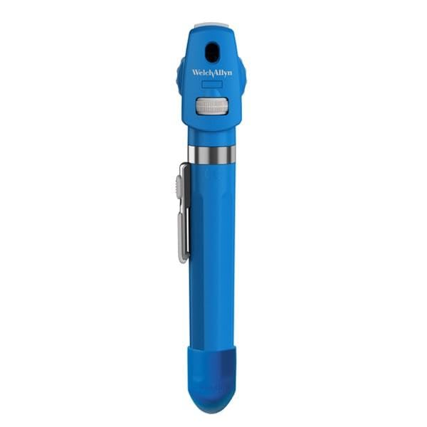 Image of OTICA We|ch A||yn 12870 Pocket LED Ophthalmoscope incl. Handle - LED Professional Diagnostic Eye Examination Instrument for Ophthalmologists, ENT & Medical Practitioners with Free AA Batteries 1-Year Warranty (Royal Blue)