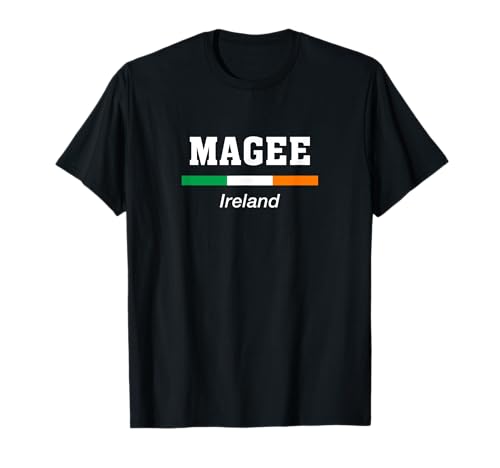 Magee Irish Family Name St Patricks Day Ireland Flag T-Shirt