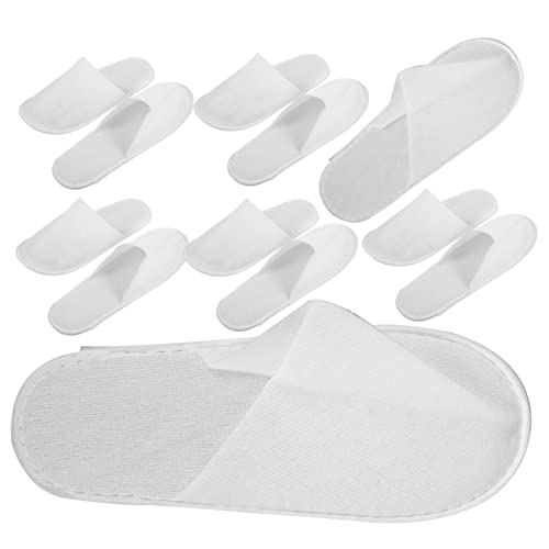 NULYLU Hotel Guest Slippers Disposable Washable Slippers for Guests 24 Pcs Bulk Pack