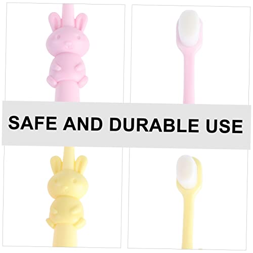 FOMIYES 9 Stk Kinderzahnbürste Mit Weichen Borsten Zahnreinigungsbürste Babys Erste Zahnbürste Cartoon- Kindern Tragbare Kinder Hand Pbt – Bild 6