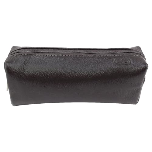 Estojo/Necessarie PALERMO em Couro Galvani (Café)