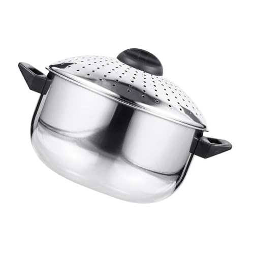 TOYZFRIENDY Olla para Cocer Fideos de Acero Inoxidable Olla Rápida para Pasta con Función Escurridor Ligera y Multifuncional para Cocina y Portátil