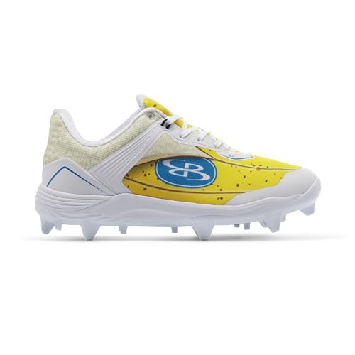 Boombah Viper Men's Molded Cleat - Banana - Multiple Color Options - Multiple Sizes3