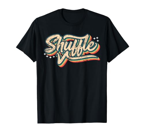 Camisa Shuffle Vintage Throwback Estilo Declaración Disfraz Camiseta