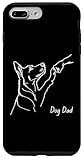 Hülle für iPhone 7 Plus/8 Plus Hundefaust Bump, Hund Papa, Deutscher Schäferhund, Vatertag