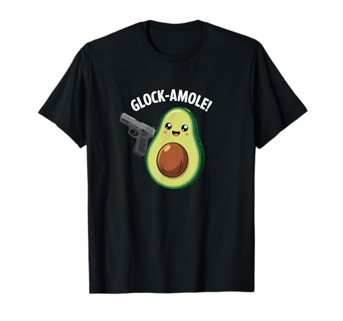 Glockamole! Funny Gun Pun T-Shirt