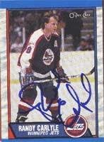 Miniatura 1 de Randy Carlyle Winnipeg Jets 1989 Opee Chee Autographed Card. This item comes with a certificate of authenticity from Autograph-Sports. Autographed -