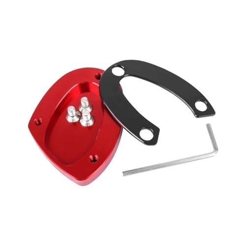 Extension béquille latérale de moto pour stationner votre Triumph 675RX en roadtrip