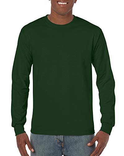 Gildan Heavy Cotton 100% Cotton Long Sleeve T-Shirt 5400 - Forest ss5400 2XL