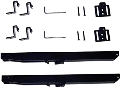 2PCS Barn Door Soft Close Mechanism Damper Buffer Hole-Free Sliding Barn Door Hardware Kit