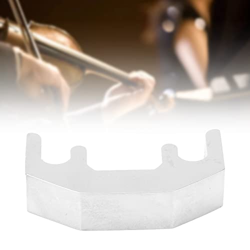 Geigendämpfer, Metall Geigendämpfer Silber bequem aufbewahren für 1/2 4/4 Violine