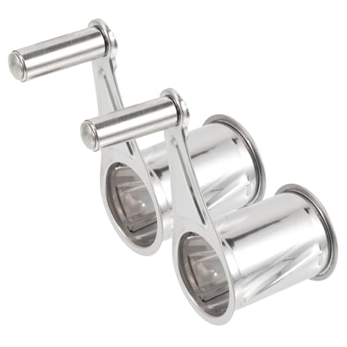 Grater manual tubular OUNONA acero inoxidable 2 pzas miniatura 1
