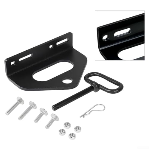 Kit de enganche para cortacésped, remolques y ATV con pasador de tracción de fácil instalación 3
