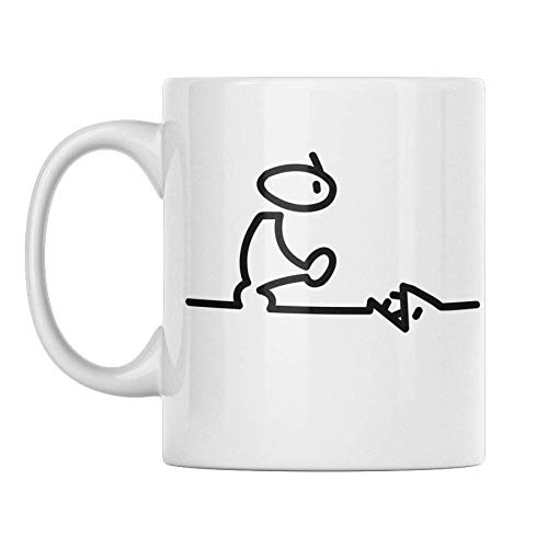 Vulfire Tazza in Ceramica Bla Bla Bla, Regalo Techno House Music Lover, Gadget Musica Dj Ragazza, Tazze Dag Music Mug, Tazza Colazione Dj Divertente (Bianco, Ceramica)