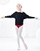 Daydance Black Kids Girl's Ballet Sweater Batwing Sleeve Dance Warm Up for Leotards