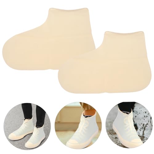 3 pares de fundas impermeables para botas de lluvia de látex para uso al aire libre, protector de calzado, apto para mujeres, esencial para clima húmedo miniatura 5